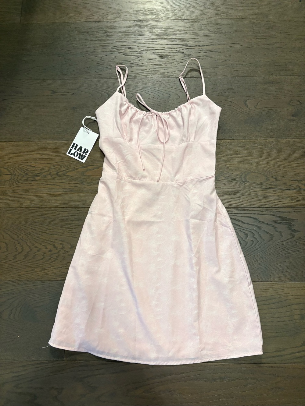 Harlow ladies pink summer dress sz small NWT